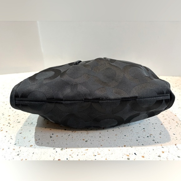 Coach Shoulder Satchel Jacquard Large C Monogram Handbag - Picture 7 of 9